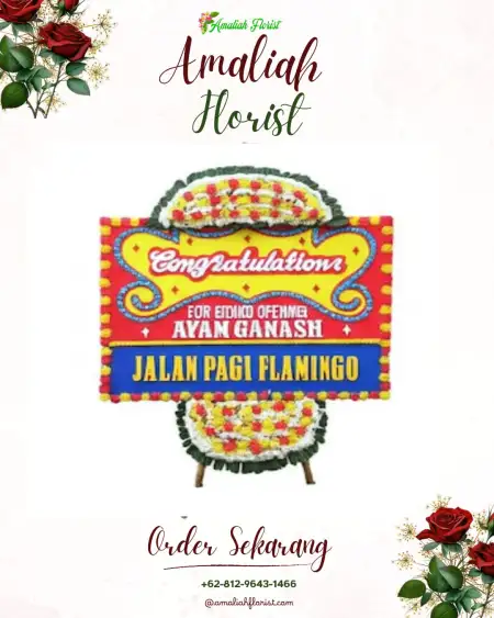 Sewa Papan Bunga Lokasi Pernikahan Cileungsi